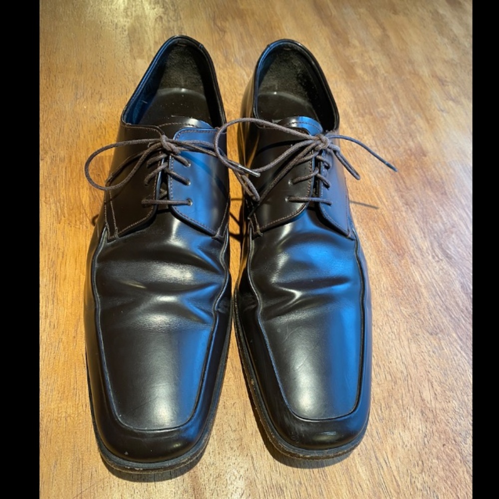 Prada Leather Lace-up Shoes - Picture 2 of 9
